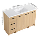 Floating Bathroom Vanity With Sink, Modular Cabinet by HouseOfZazla