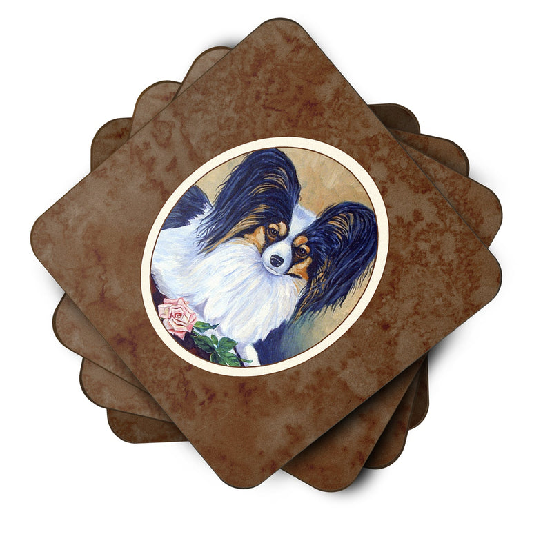 Papillon A Rose for you Foam Coaster Set of 4 7037FC