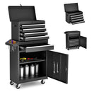5-Drawer Rolling Tool Storage Cabinet with Detachable Top Toolbox
