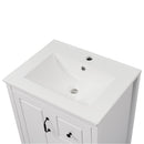 Retro Bathroom Vanity With Sink, Soft Closing Cabinet & Drawers by HouseOfZazla