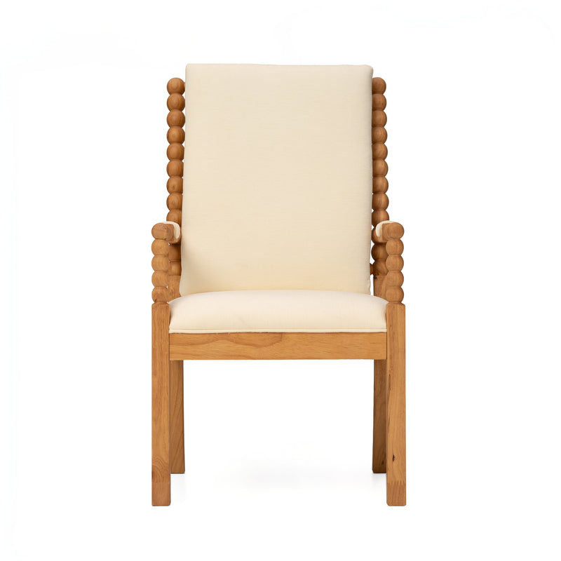 Set of 2 Rubber Wood Dining Chairs, photo 9 of 10