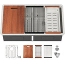 Modern Double Bowl Undermount Kitchen Sink by HouseOfZazla