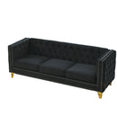 Modern Sofa With Button Tufting, Upholstered Couch For Living Room by HouseOfZazla
