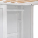 Loft Bed With Built In Desk, Storage Shelves, And Wardrobe by HouseOfZazla