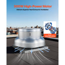 Roof Exhaust Fan with High-Power Motor and Adjustable Airflow by HouseOfZazla