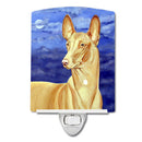 Pharaoh Hound Ceramic Night Light Compact, UL-Certified, Ideal for Bedroom, Bathroom, Nursery, Hallway, Kitchen, 6x4x3, Multicolor