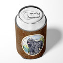 Bouvier des Flandres Can or Bottle Hugger Cooler Sleeve for Standard 12 oz Cans, Insulated Foam Beer & Soda Can Hugger Reusable