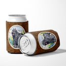 Bouvier des Flandres Can or Bottle Hugger Cooler Sleeve for Standard 12 oz Cans, Insulated Foam Beer & Soda Can Hugger Reusable