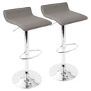Ale - Contemporary Adjustable Barstool (Set of 2) by HouseOfZazla