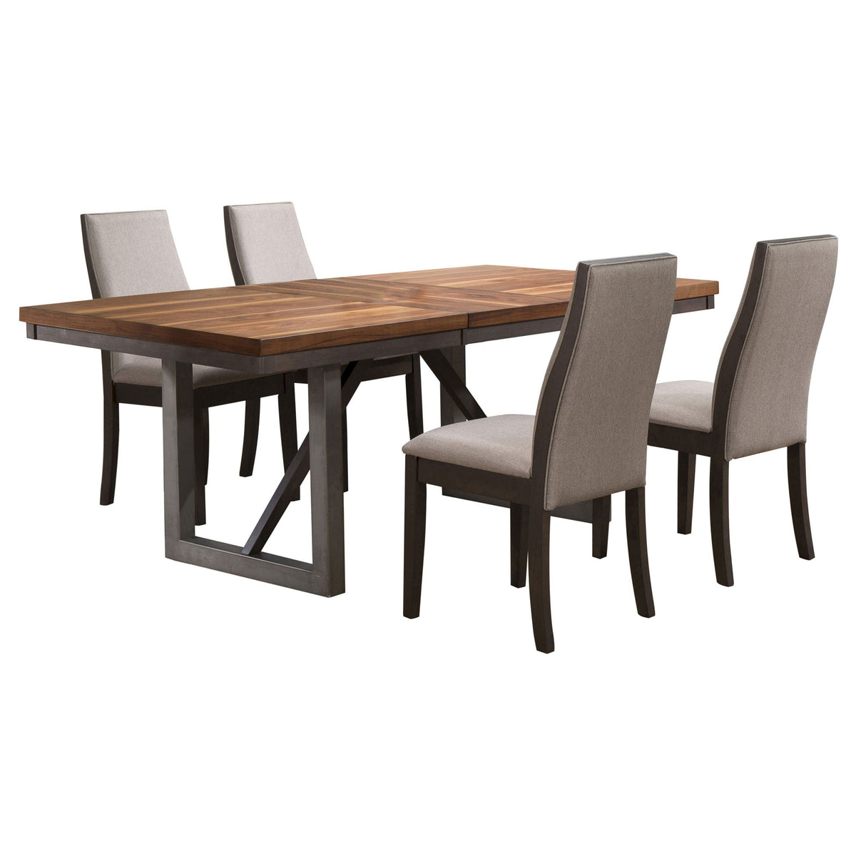Spring Creek 5-piece Rectangular Dining Table Set Taupe, photo 3 of 7