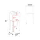 Bari Freestanding Plastic Laundry Utility Sink with Storage Cabinet by HouseOfZazla