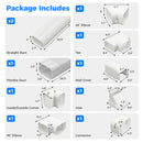 4 Inches W Mini Decorative PVC Slim Line Cover Kit by LJGDeals