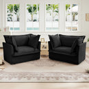 Set of 2 Slipcovered Armchairs