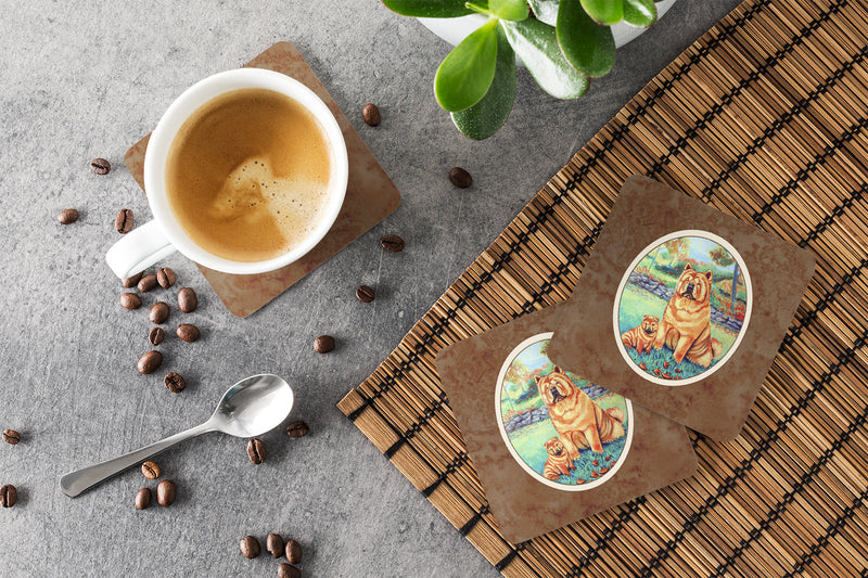 Chow Chow Momma's Love Foam Coaster  7057FC