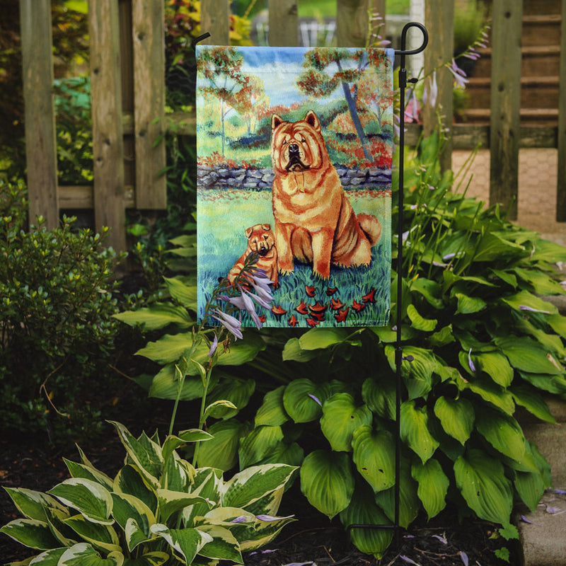 Chow Chow Momma's Love Garden Flag – Decorative Outdoor Yard Flag
