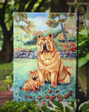 Chow Chow Momma's Love Garden Flag – Decorative Outdoor Yard Flag