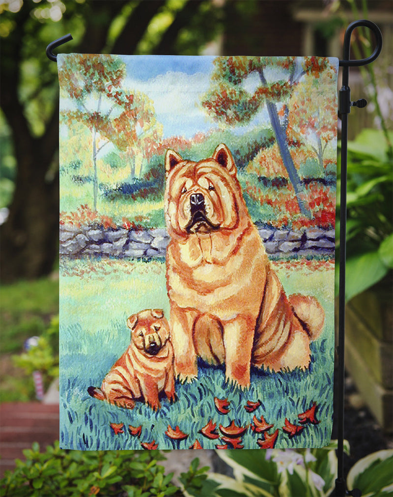 Chow Chow Momma's Love Garden Flag – Decorative Outdoor Yard Flag