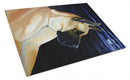 Fawn Great Dane in the Moonlight Cutting Board Tempered Glass Kitchen Cutting Surface, Heat Resistant Chopping, Non-Slip Feet, Food Prep & Serving