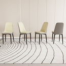 Modern Dining Chair With Cushions And Metal Legs by Unique Piece Furniture