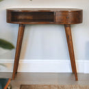 Rounded Writing Desk - Chestnut by HouseOfZazla