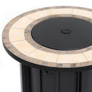 30" Propane Gas Fire Pit Table with Mosaic Ceramic Tabletop by HouseOfZazla