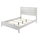 3 Piece Contemporary Bed Set With Wave Texture Panels And Angled Legs by HouseOfZazla