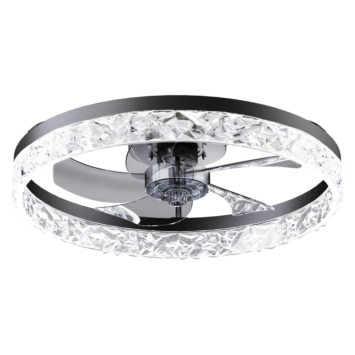 19.7" Ceiling Fan with Dimmable LED Light and Remote & App Control, photo 10 of 10