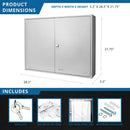 Adjustable Key Cabinet With Lock by Unique Piece Furniture
