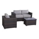 Stylish Sofa Seating Group With Cushions Perfect For Outdoor Gatherings by HouseOfZazla