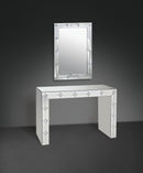 Hessa Mirrored & Faux Rhinestone Console Table