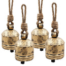 Iron Hanging Bell Decorative Ornaments - Set of 4