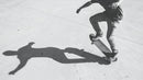 Black and White Skateboard Urban Wall Mural.