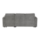 Convertible L Shaped Sofa Couch With Storage, Cup Holders, USB Ports by HouseOfZazla