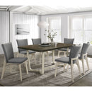 Jean - Upholstered Dining Side Chair (Set of 2) - Gray by HouseOfZazla