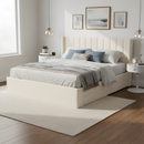 Large-Capacity Upholstered Storage Bed with Drawers by HouseOfZazla