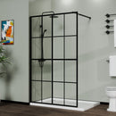 Shower Screen Walk In Wet Room - Black by HouseOfZazla