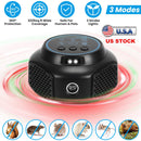 360¡ Ultrasonic Mice Repellent Indoor Rodent Repeller Rat Squirrel Rodent Chaser with 3 Modes 2 Strobe Lights for Kitchen Warehouse