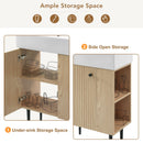 Bathroom Vanity, Combo Cabinet, Bathroom Storage Cabinet, Single Ceramic Sink by HouseOfZazla
