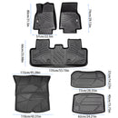 All-Weather TPE Floor Mats for Tesla Model Y 2021-2022