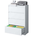 Premium Drawer Metal Lateral File Cabinet With Lock by HouseOfZazla