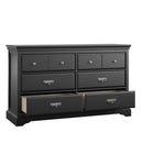 Bristol - 6 Drawer Dresser - Black by HouseOfZazla
