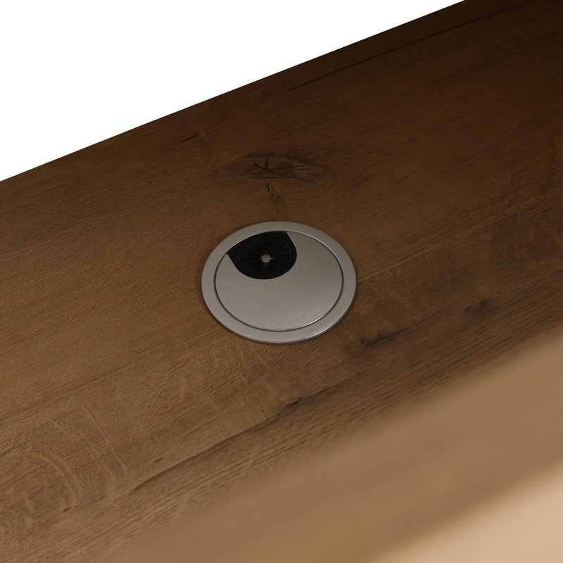 24" Freestanding Bathroom Vanity with White Ceramic Sink & 2 Soft-Close Cabinet Doors ((KD-PACKING),BVB02424IMO-G-