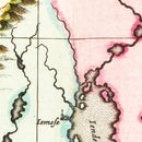 Vintage Map of Finland 1665
