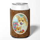 Corgi Momma loves Roses Can or Bottle Hugger 7084CC