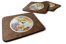 Corgi Momma loves Roses Foam Coaster  7084FC