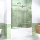 56-60"W x 60"H Frameless Sliding Tub Shower Door Enclosure