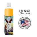 Cardigan Corgi Slim Can Hugger , Insulated Foam Hugger for 12 oz Slim Cans, Beer Bottles & Water Bottles, Printed in USA
