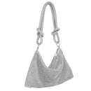Rhinestone Evening Bag with Detachable Strap