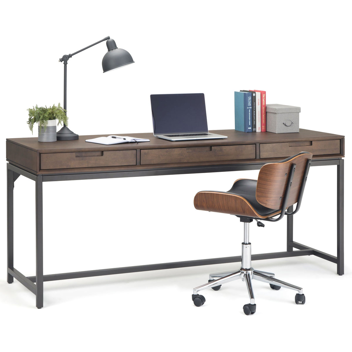 Banting - Mid Century Wide Desk, Handcrafted, photo 9 of 26