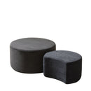 Modern Upholstered Round Coffee Table For Living Room (Set of 2) by HouseOfZazla
